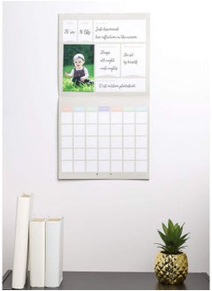 pearhead Baby First Year Calendar Track Every Milestone And Memory Gray Chevron  - Image 5