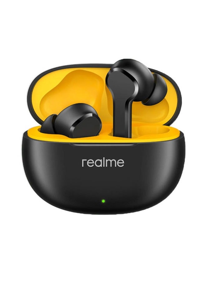 realme Original Buds T110 TWS Wireless Earphone AI ENC Bluetooth 5.4 IPX5 Waterproof 38 Hours Battery Life Headphone Black - Image 1