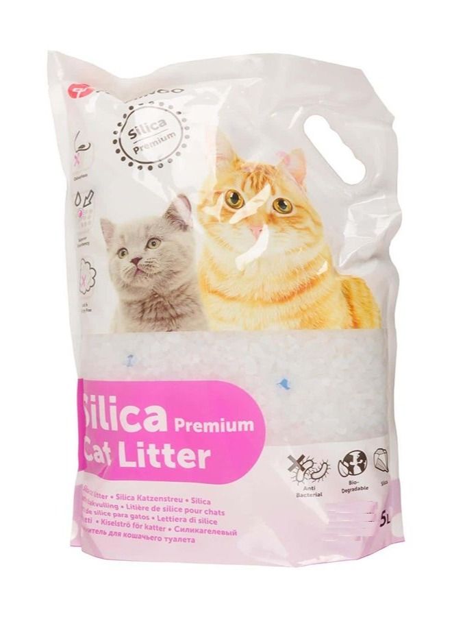Flamingo Silica Large Grains Cat Litter 5L - Image 1
