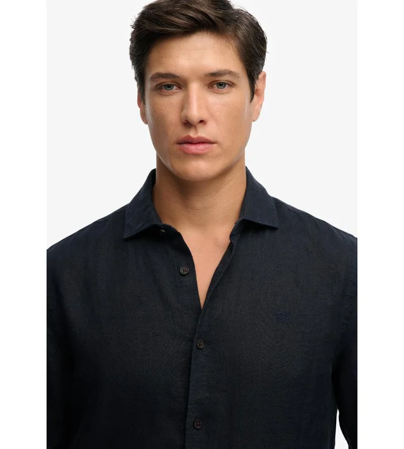 Superdry Riviera Long Sleeve Linen Shirt