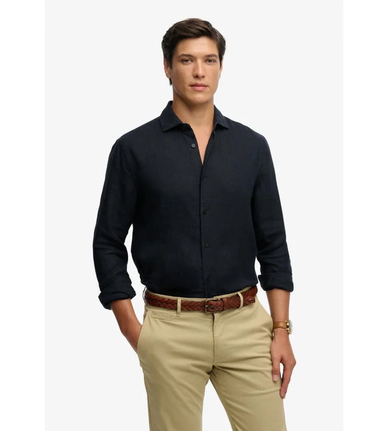 Superdry Riviera Long Sleeve Linen Shirt