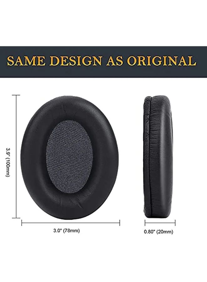 1 Pair Memory Foam Replacement Ear Cushions Silvery For Sony WH 1000XM4 Over Ear Headphones Enhanced Noise Isolation Comfortable Fit Easy Installation With Blue Sti Tool Perfect Sound Quality Restoration - Image 3