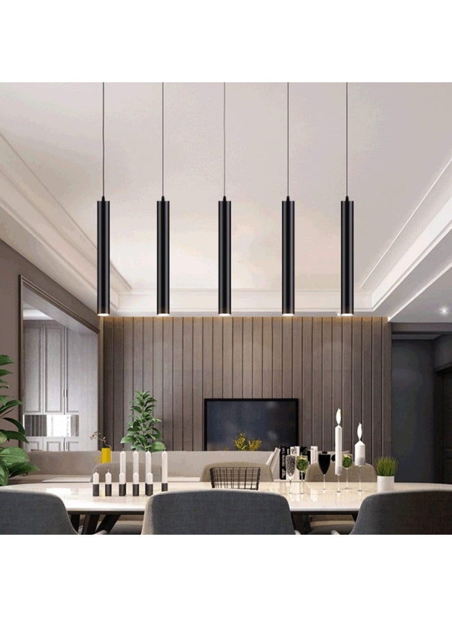 PRIME SOLE Modern Pendant Light Fixture Minimalist Hanging Ceiling Lamp for Kitchen Island Dining Room Adjustable Suspension Contemporary Cylinder Drop Lighting Hot Selling Home Decor - Image 5