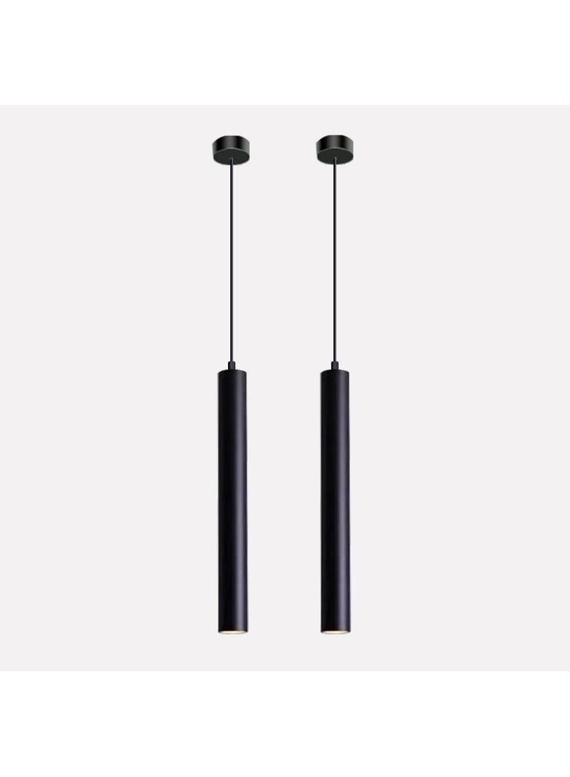 PRIME SOLE Modern Pendant Light Fixture Minimalist Hanging Ceiling Lamp for Kitchen Island Dining Room Adjustable Suspension Contemporary Cylinder Drop Lighting Hot Selling Home Decor - Image 1