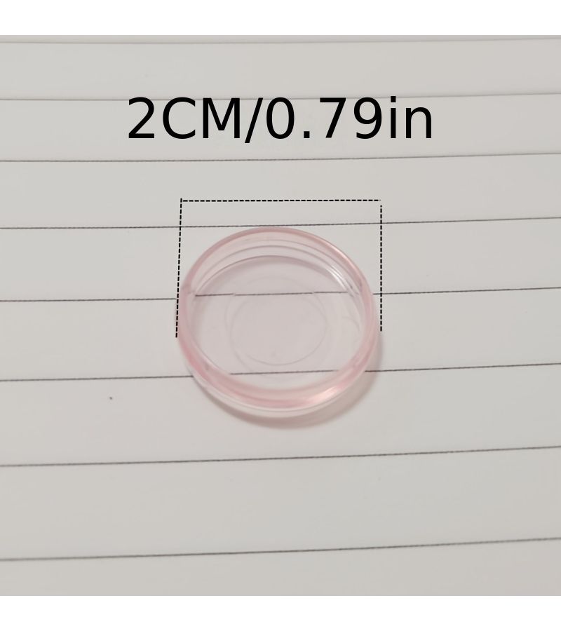 100 Pack Pure Transparent Plastic Binding Discs 0.79 Inch Solid Round Discbound Rings for Notebook Planner PP Material - Image 4