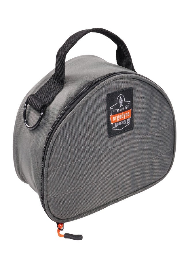 Ergodyne Arsenal 5187 Respirator Mask Storage Bag, Fits Half Face Respirators, Clamshell Design, Loop Attachment Gray - Image 1