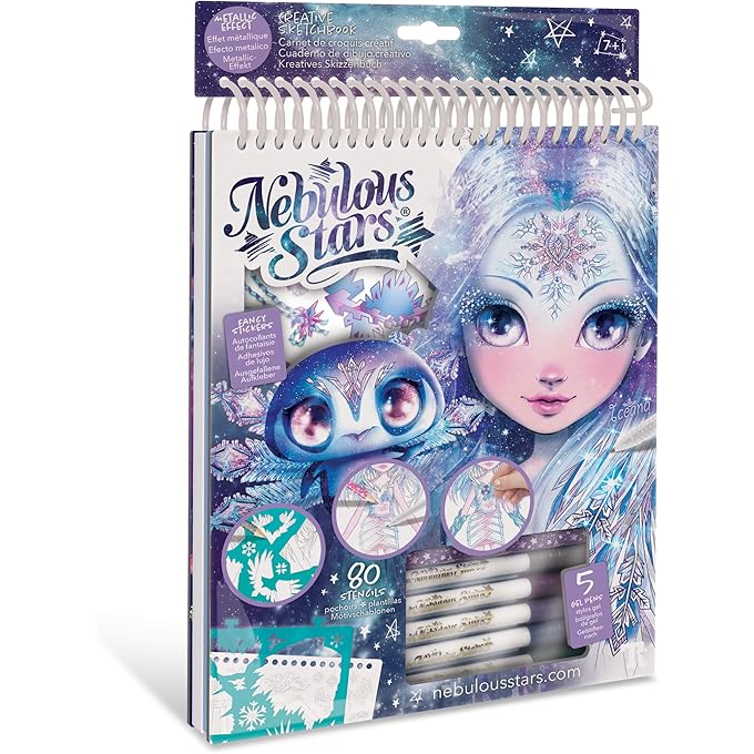 Nebulous Stars Creative Sketchbook - Iceana - Geometric Crystal Pages