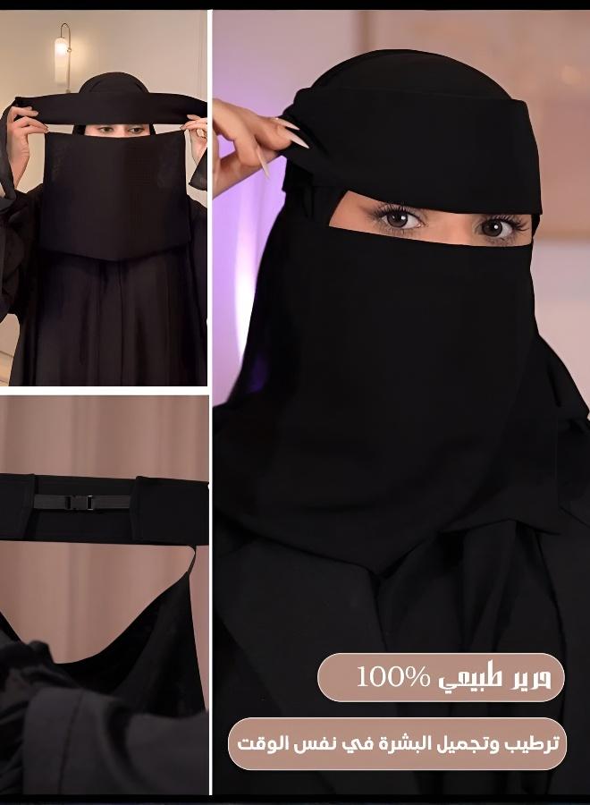 Elegant Set of 4 Solid Color Headscarves for Women - Image 2