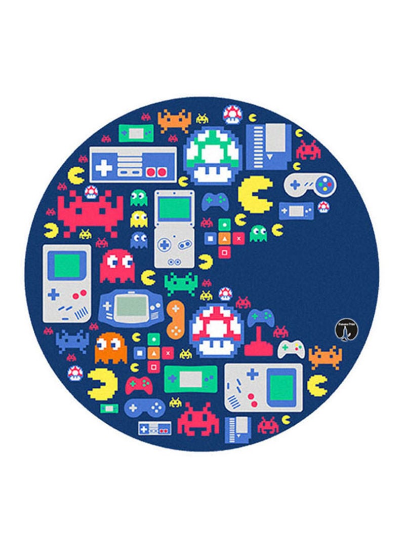 RKN Pac Man Printed Mouse Pad Multicolour