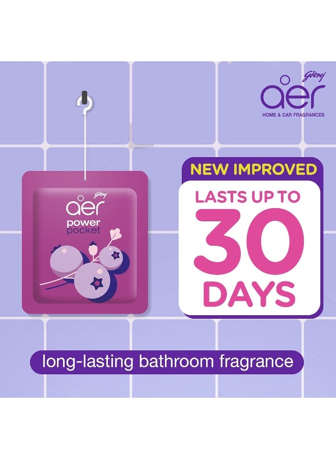 جودريج معطر جو جيب كهربائي من Godrej aer - الحمام والمرحاض يدوم لمدة تصل إلى 30 يوما حزمة متنوعة من 5 (50 جم)، متعدد الألوان - Image 3