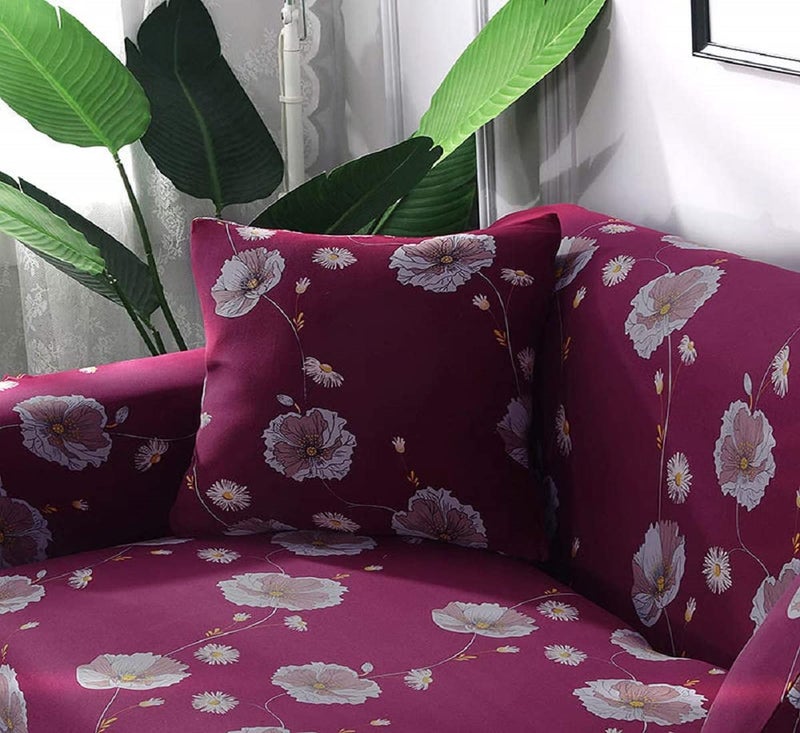 A CUBE LUXURY SOLUTIONS A CUBE LUXURY SOLUTIONS Universal Three Seater Sofa Cover Big Elasticity Protective Flexible Stretch Spandex Polyester Sofa Slipcover  - Image 3