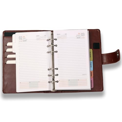 COI Brown Faux Leather Planner | 2026 New Year Diary for Work | Home | Office - Image 4