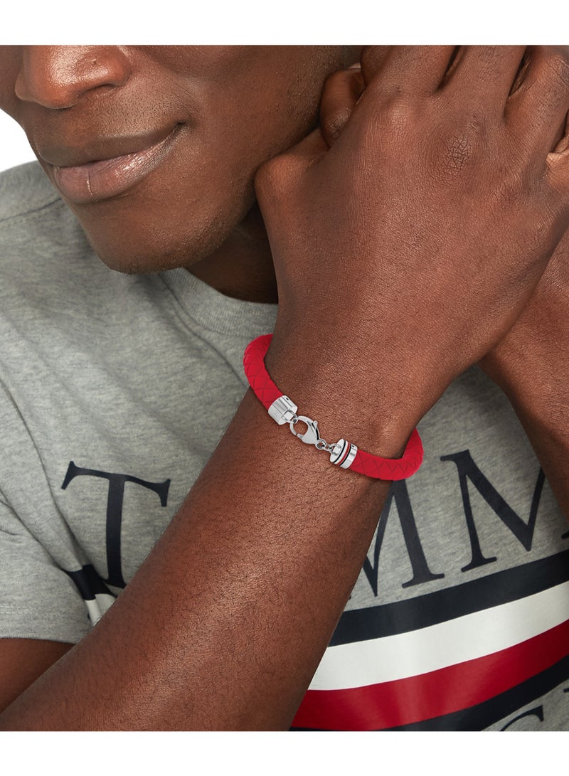 TOMMY HILFIGER سوار سيليكون للرجال من مجوهرات TH SS24 - 2790556 - Image 2