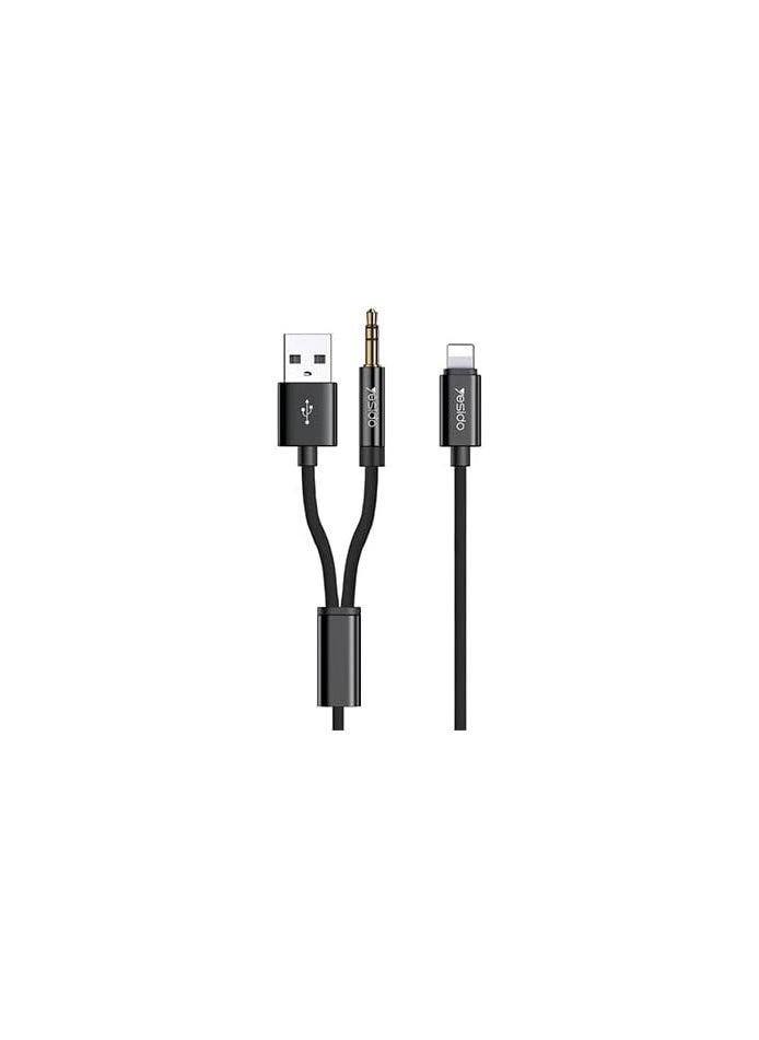 Yesido - Yesido aux adapter lightning to 3.5mm charging & listening yau18 - Image 1
