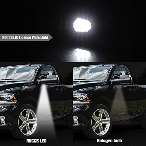 ROCCS 2x LED Side Mirror Puddle Light Assembly Compatible with 2010-2019 Dodge Ram 1500 2500 3500 4500 5500 Lights, 6000K White - Image 3
