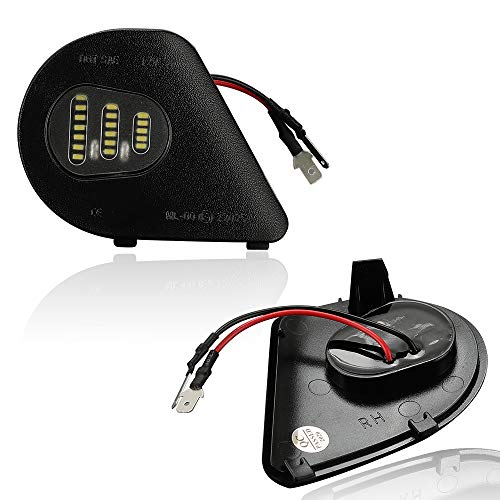 ROCCS 2x LED Side Mirror Puddle Light Assembly Compatible with 2010-2019 Dodge Ram 1500 2500 3500 4500 5500 Lights, 6000K White - Image 5