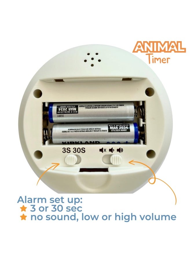 PRESCHOOL COLLECTION - Animal Visual Timer And Color Timer For Kids Preschoolers And Toddlers Silent Classroom And Home 60 Minute Countdown Clock Time Management Tool Animal Timer - Image 1