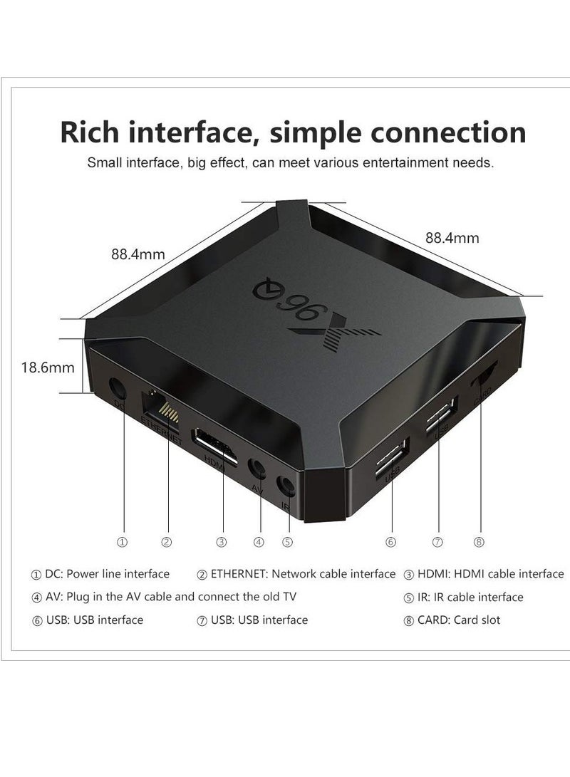 X96Q Android 10.0 All H313 Quad Core ARM Cortex A53 TV Set Top Box Support 4K 3D - Image 3