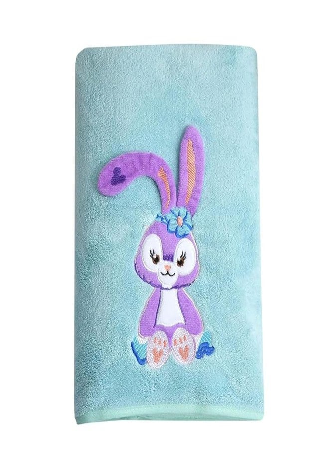 BEDSHED Microfiber Kids Bath Towels Quick Dry Super Absorbent Super Soft Bath Towel for Babies Toddler-Baby Towel for Boys and Girls (Green, Pack of 1) - Image 5