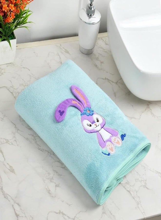 BEDSHED Microfiber Kids Bath Towels Quick Dry Super Absorbent Super Soft Bath Towel for Babies Toddler-Baby Towel for Boys and Girls (Green, Pack of 1) - Image 1