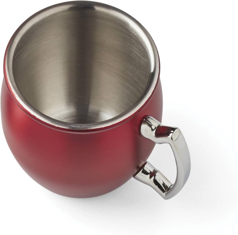 Cambridge EP120BKMLTCB1D Holiday Mini Moscow Mule Mug Shot Glasses Set Of 4 Christmas Dinnerware Hosting - Image 4