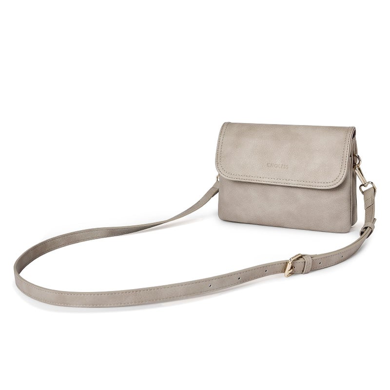 CHOLISS Small Crossbody Bags for Women, Vegan Leather Cell Phone Purse, Mini Travel Purse with Adjustable Strap - Image 1