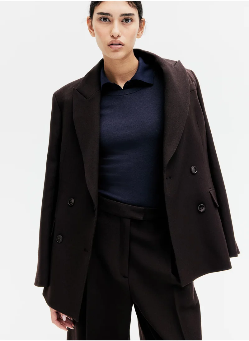 H&M Ribbed Modal-Blend Top