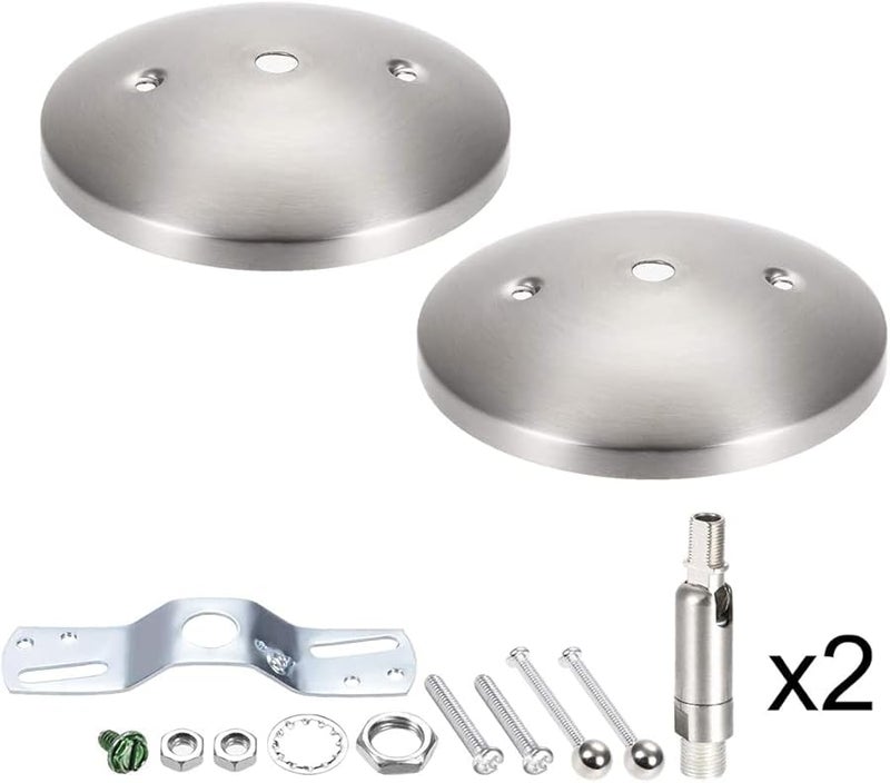 Adjustable Branch Ceiling Lights 5 Inch Brushed Nickel 2 Pack - Image 3