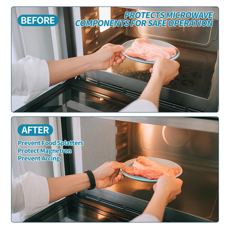 Creztail 4 PCS Waveguide Cover, Microwave Wave Guide Cover Replacement, Universal Mica Sheets for Microwaves Oven & Toasters, Easily Cut to Fit - Image 4