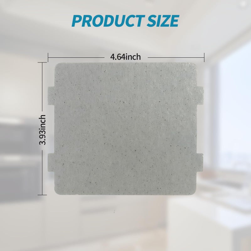 Creztail 4 PCS Waveguide Cover, Microwave Wave Guide Cover Replacement, Universal Mica Sheets for Microwaves Oven & Toasters, Easily Cut to Fit - Image 2
