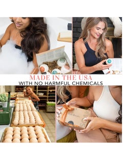 Beauty by Earth Bath Bomb Gift Set - USA Made with Natural & Organic Ingredients, Relaxing Gifts for Women & Men, Spa Gifts & Stocking Stuffers for Women, Luxury Gift Ideas, Bath Bombs for Wife & Kids  - Image 4