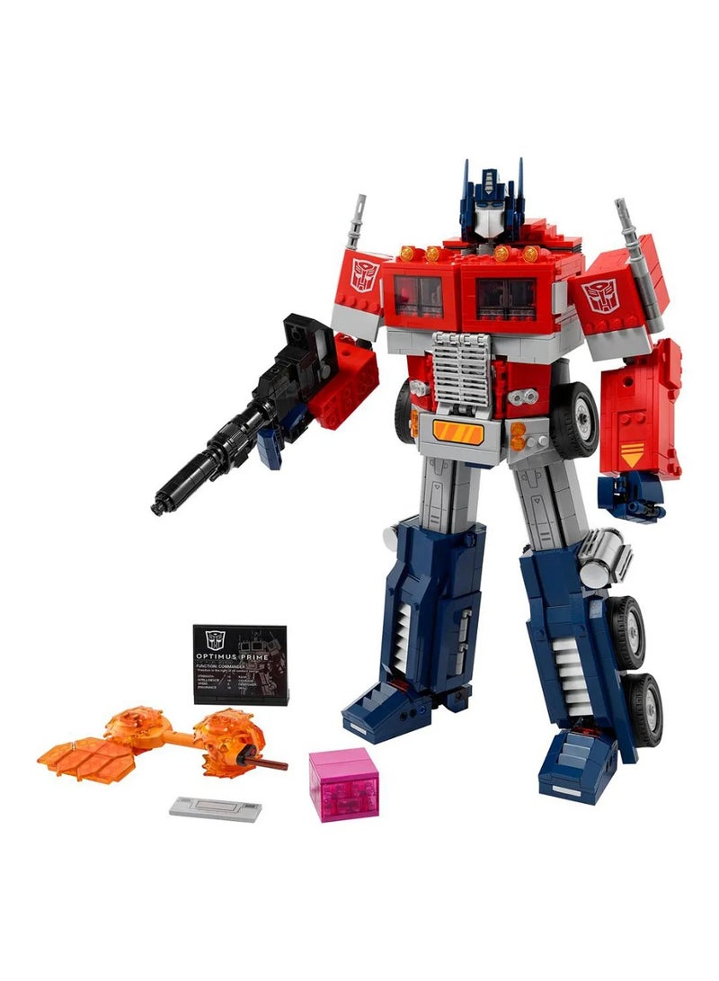 LEGO Icons Optimus Prime 10302 Building Set - 1508 Pieces, 18+ Years, 2-in-1 Transformer, Articulated Display Model - Image 3