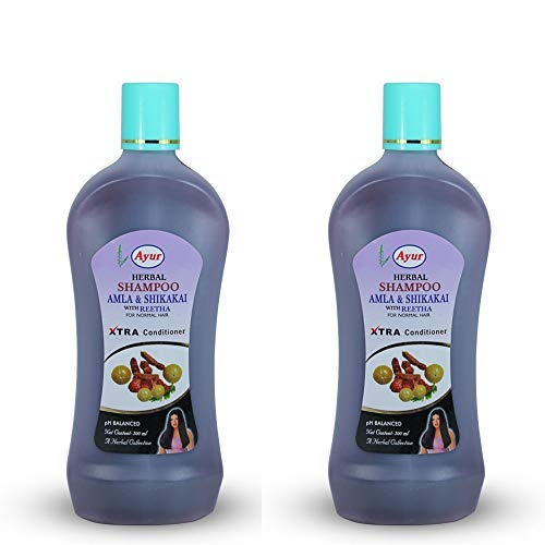 Ayur Amla Shikakai with Reetha Shampoo 500ml Pack of 2 - Image 5