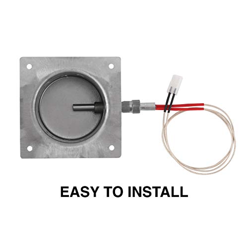 GRILLME Fire Pot Burn Pot and Hot Rod Ignitor Kit Replacement for Traeger Pellet Grill with Screws and Fuse - Image 2