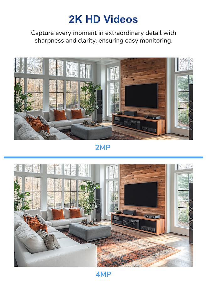 Phone Planet Bulb Advanced Security Camera with 2K Clarity and Advanced Security Features to Care for Your Home 3MP AI Technology Privacy Mode Active Deterrence - Image 4