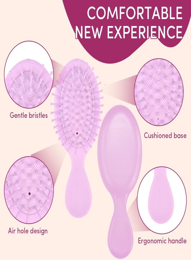 YOJOR 15 Pack Mini Wet Hair Brush Mini Detangling Brush for Wet & Dry Hair, Compact Travel Hairbrush for Teens & Adults, Perfect for Bridesmaid Gifts, Party Favors - Image 3