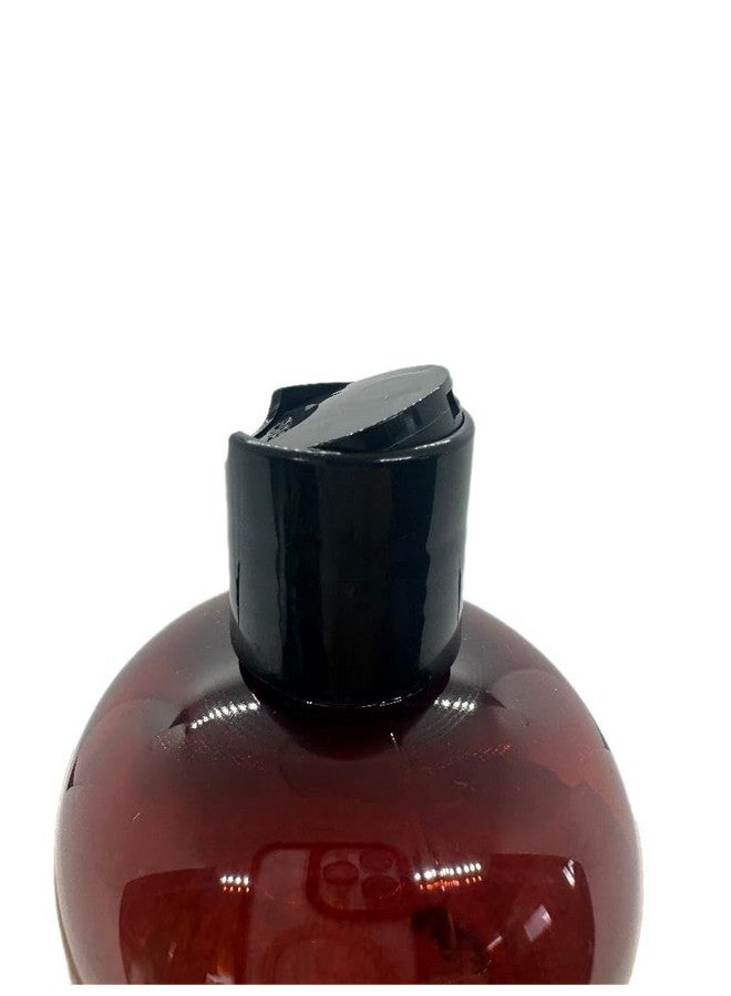 كاريبيان كوستال ديلايتس زجاجة بلاستيكية بلون العنبر من Caribbean Coastal Delights سعة 16 أونصة مع غطاء قرصي أسود - عبوة من قطعتين - خالية من مادة BPA ومقاومة للكسر - مثالية للمستحضرات والكريمات ومستحضرات التجميل الأساسية - Image 3