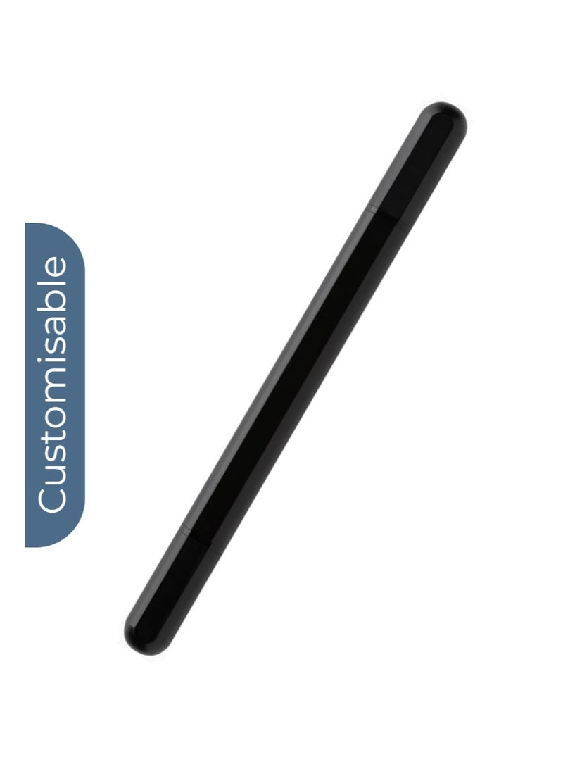 SWISS PEAK Personalised Swiss Peak® Storm RCS Recycled Aluminum Dual Tip Pen - Black - Image 2