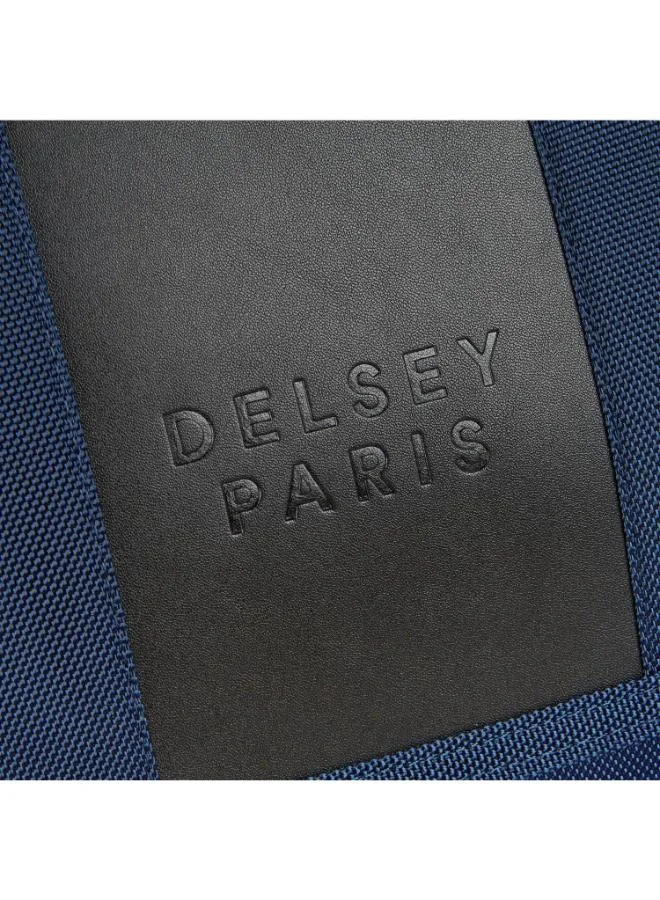 DELSEY Paris Wagram 2 Comparment Satchel Breifecase 15.6 inch Navy Blue