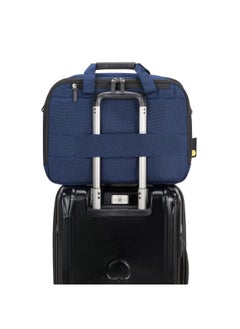 DELSEY Paris Wagram 2 Comparment Satchel Breifecase 15.6 inch Navy Blue  - Image 5
