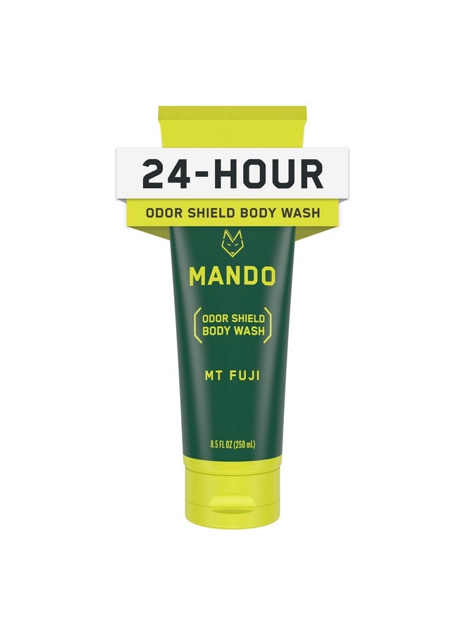 ماندو غسول الجسم ماندو أودور شيلد - تحكم في الرائحة لمدة 24 ساعة - يزيل الروائح بشكل أفضل من الصابون - خالٍ من كبريتات لوريل الصوديوم والبارابين وآمن على البشرة - 8.5 أونصة (جبل فوجي) - Image 1