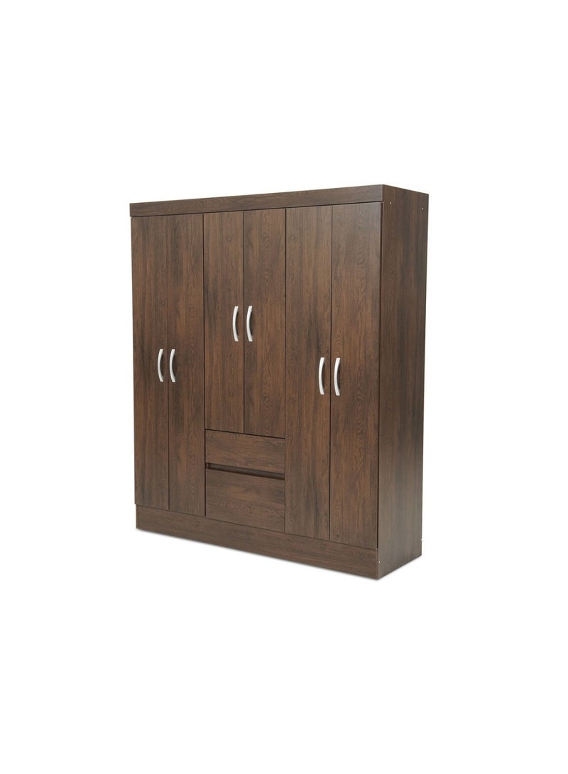Pan Home Flash 6 Door Wardrobe - Wenge - Image 5