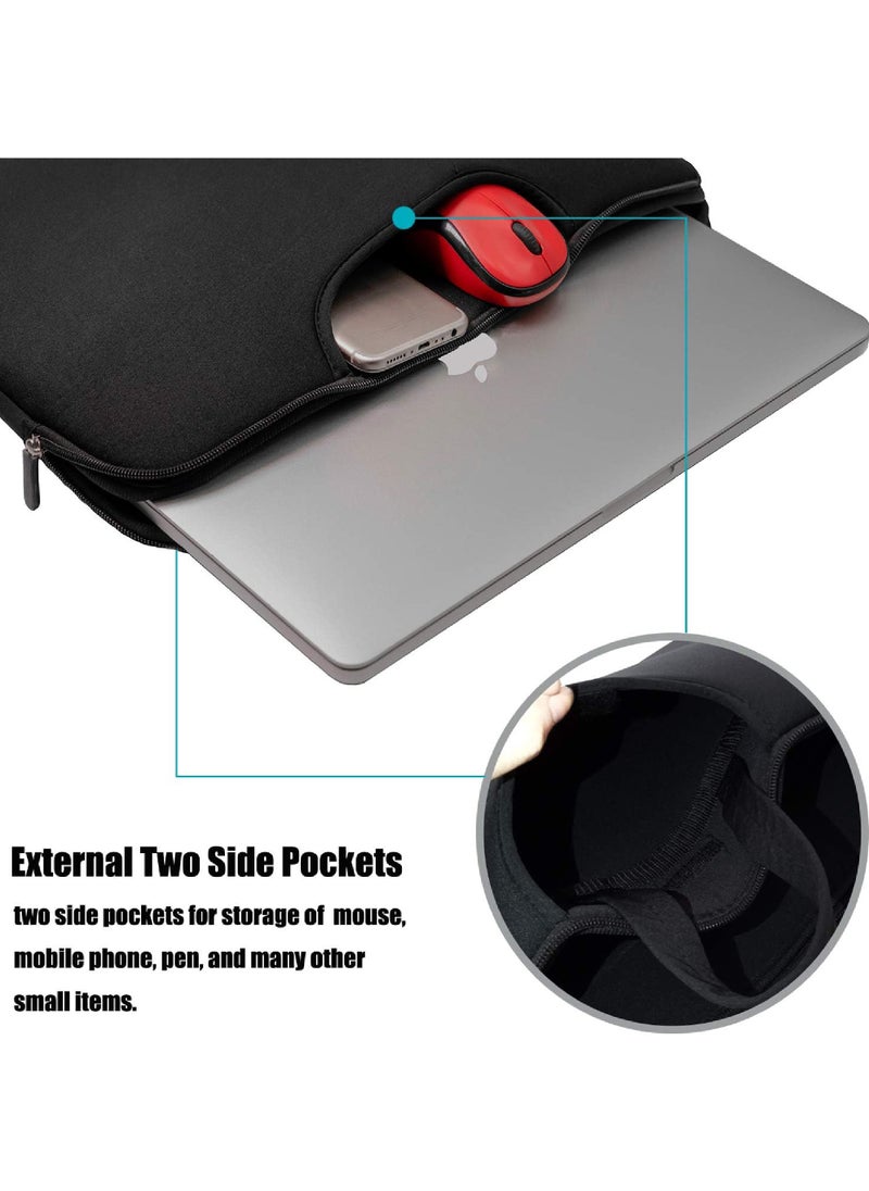 Rock Pow - Laptop Bag Case Slim Durable Briefcase Handle Bag/Notebook Computer Protective Sleeve/Multifunctional Carrying Case Compatible with 15-15.6 Inch MacBook Pro Ultrabook Notebook Computer - Image 1