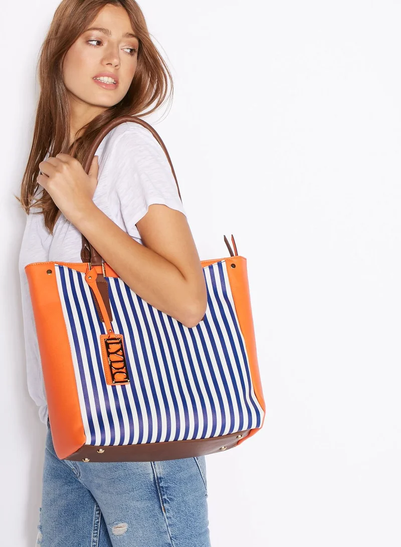 LYDC London Multi Tone Shopper