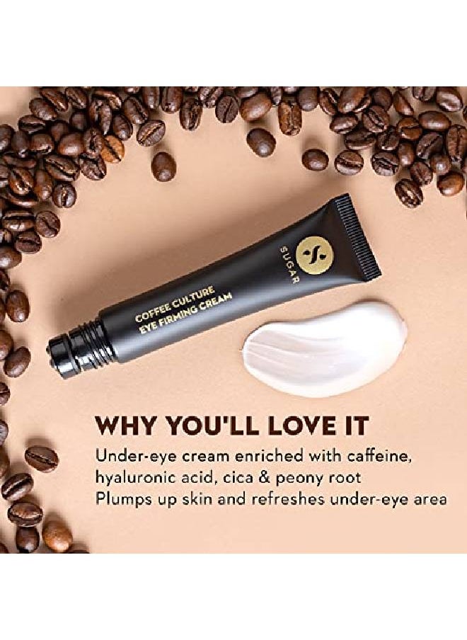 SUGAR Cosmetics Coffee Culture Eye Firming Cream with Coffee Extracts UnderEye Cream to Relieve Puffiness and Dark Circles  - Image 5