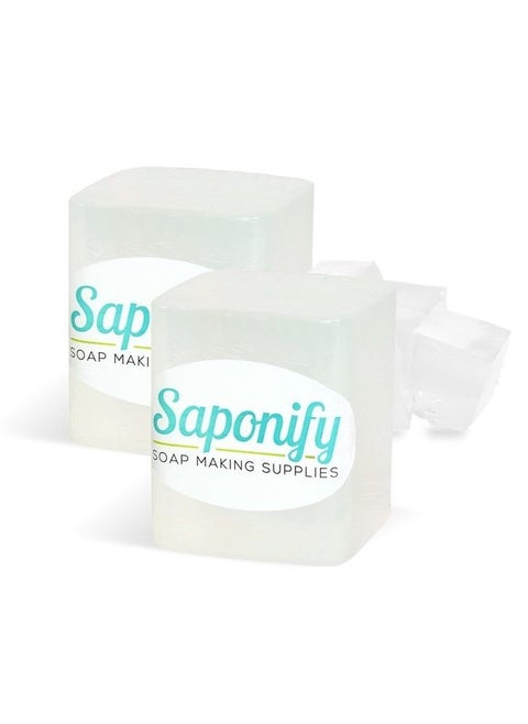 Saponify - 2Lb Ultra Clear Soap Base, Unscented Base, Easy to Use Glycerin Soap Base for Soap Making