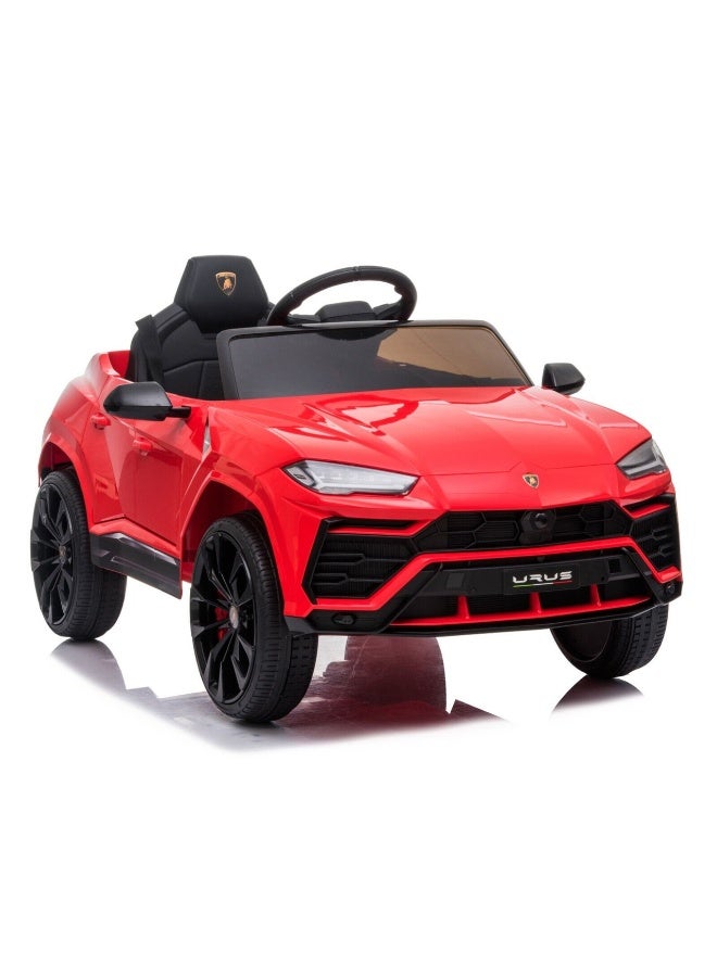 LAMBORGHINI سيارة لامبورغيني أوروس 12 فولت للركوب حمراء - Image 1