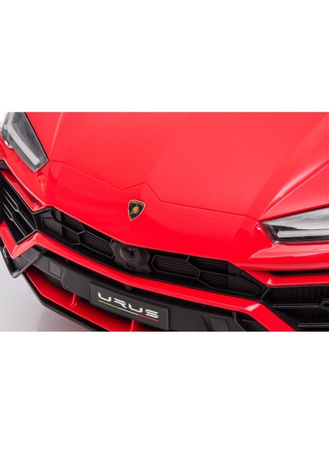 LAMBORGHINI سيارة لامبورغيني أوروس 12 فولت للركوب حمراء - Image 2