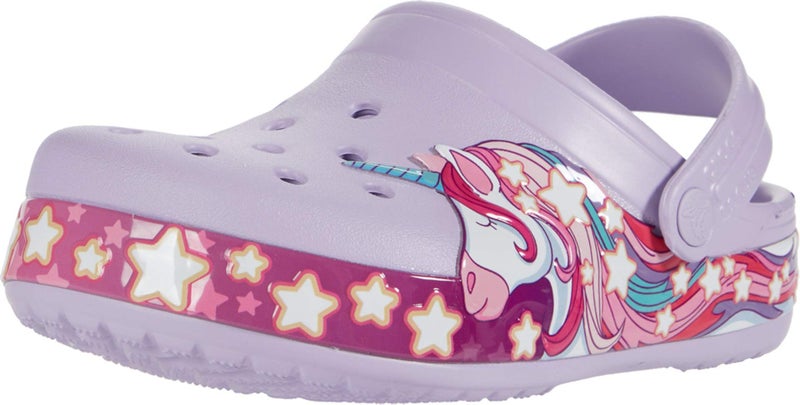 Crocs Kids' Unicorn Clog, Lavender, 4 Toddler - Image 3
