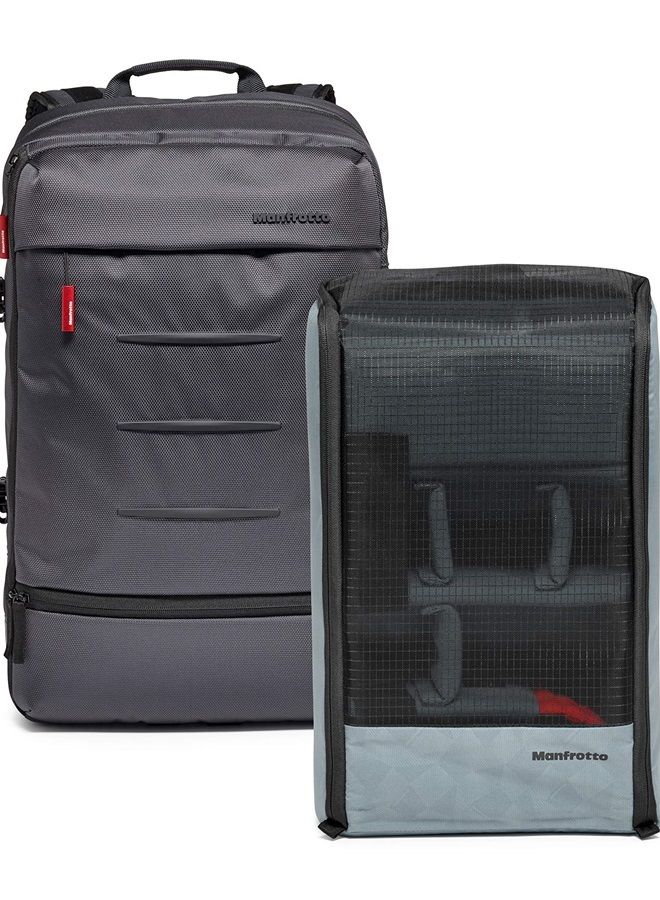 Manfrotto حقيبة كاميرا مانهاتن مover-50، متعددة الاستخدامات، لحمل الكاميرا والإكسسوارات، مصنوعة من مادة مقاومة للماء، حقيبة تصوير مع قسم لجهاز الكمبيوتر اللوحي، مع حامل ثلاثي القوائم - Image 1